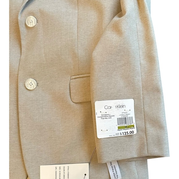 Calvin Klein One-Button Blazer – Birch Beige – Size 14 Regular – NWT - Picture 2 of 9